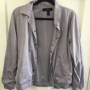 Purple satin jacket